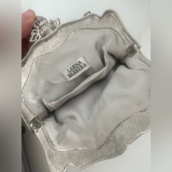 Larisa Barrera Cream Floral Evening Bag - Picture 13 of 13